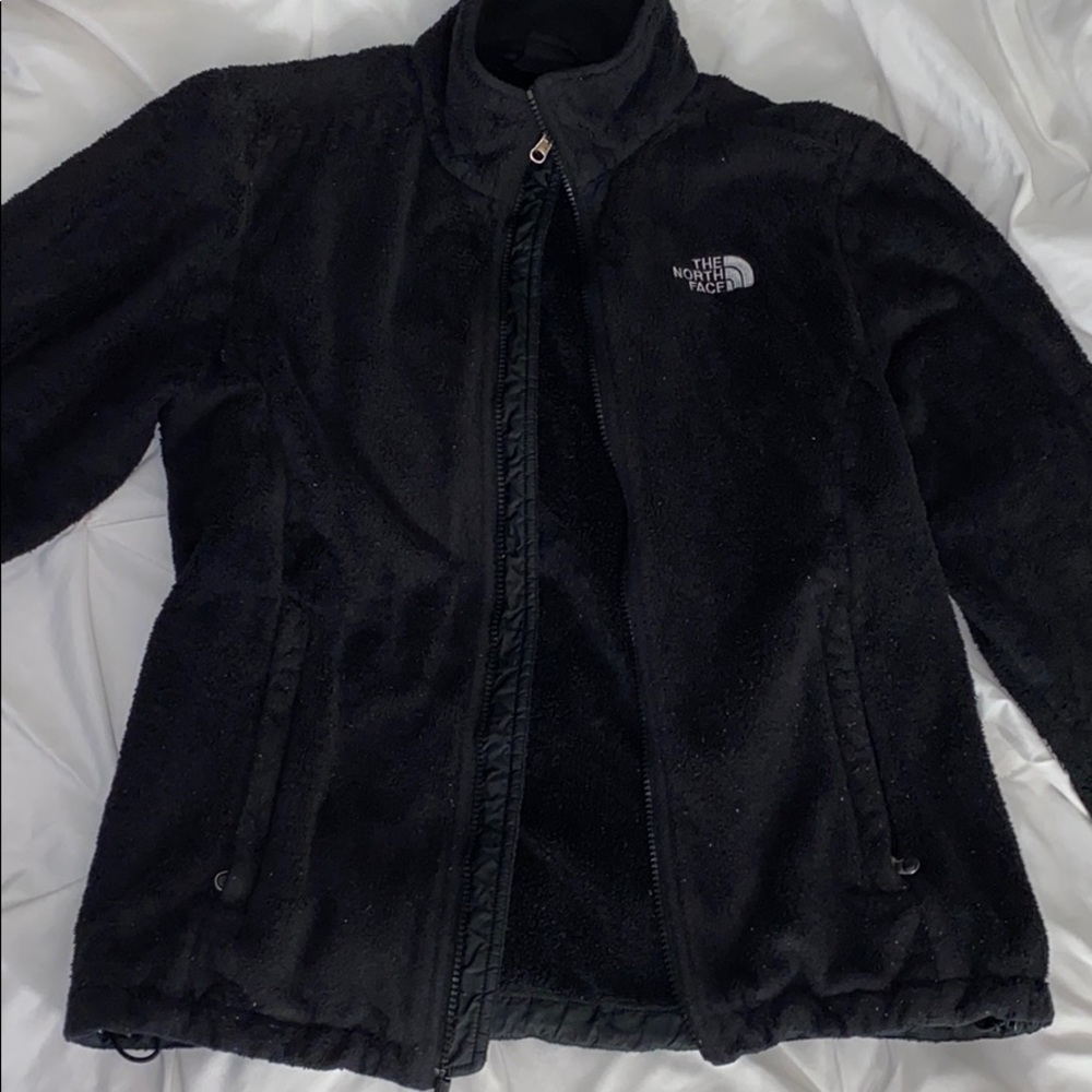 North Face fuzzy jacket